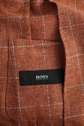 Veste Hugo Boss Marron en Lin
