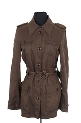 Veste Hugo Boss Marron en Lin, taille S - Seconde Main