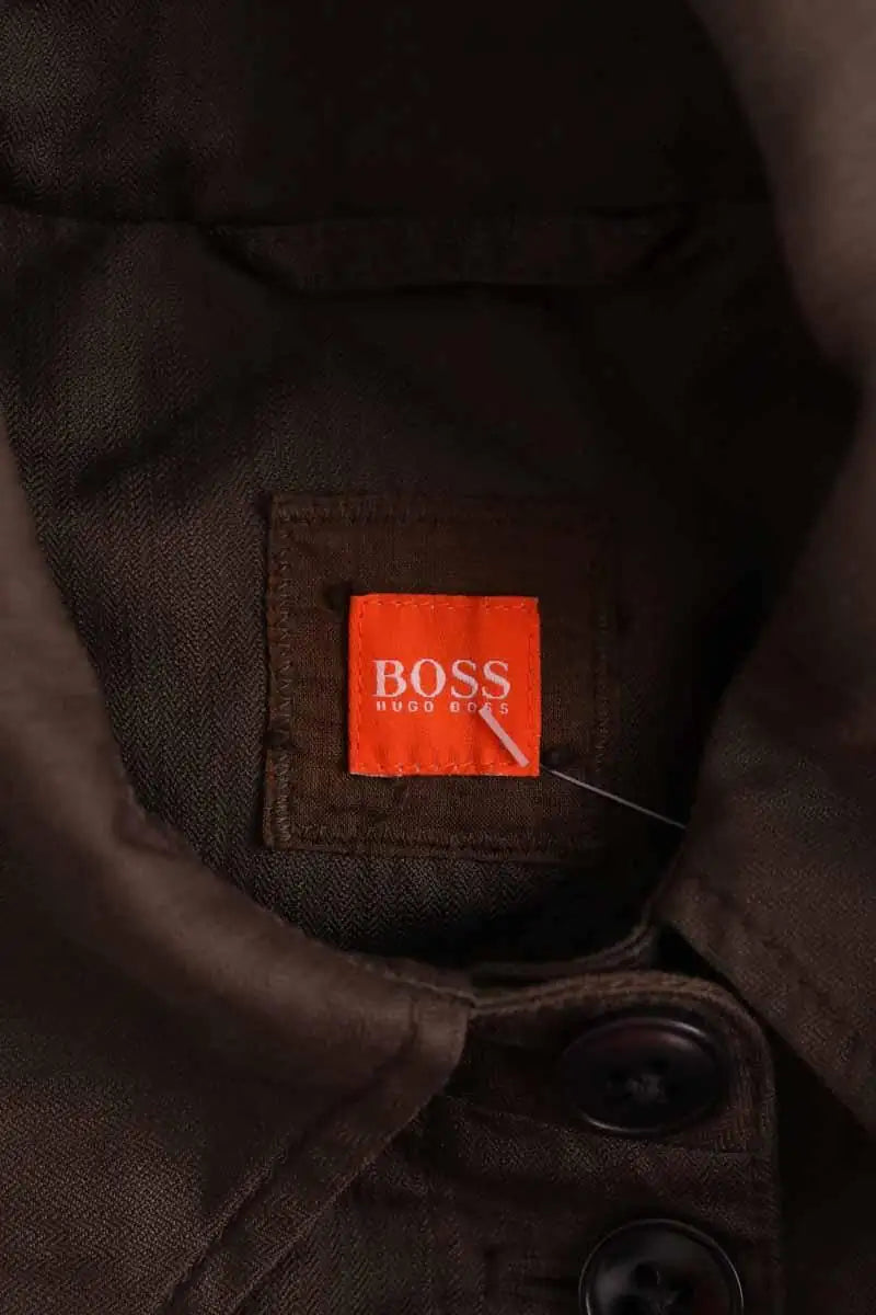 Veste Hugo Boss Marron en Lin