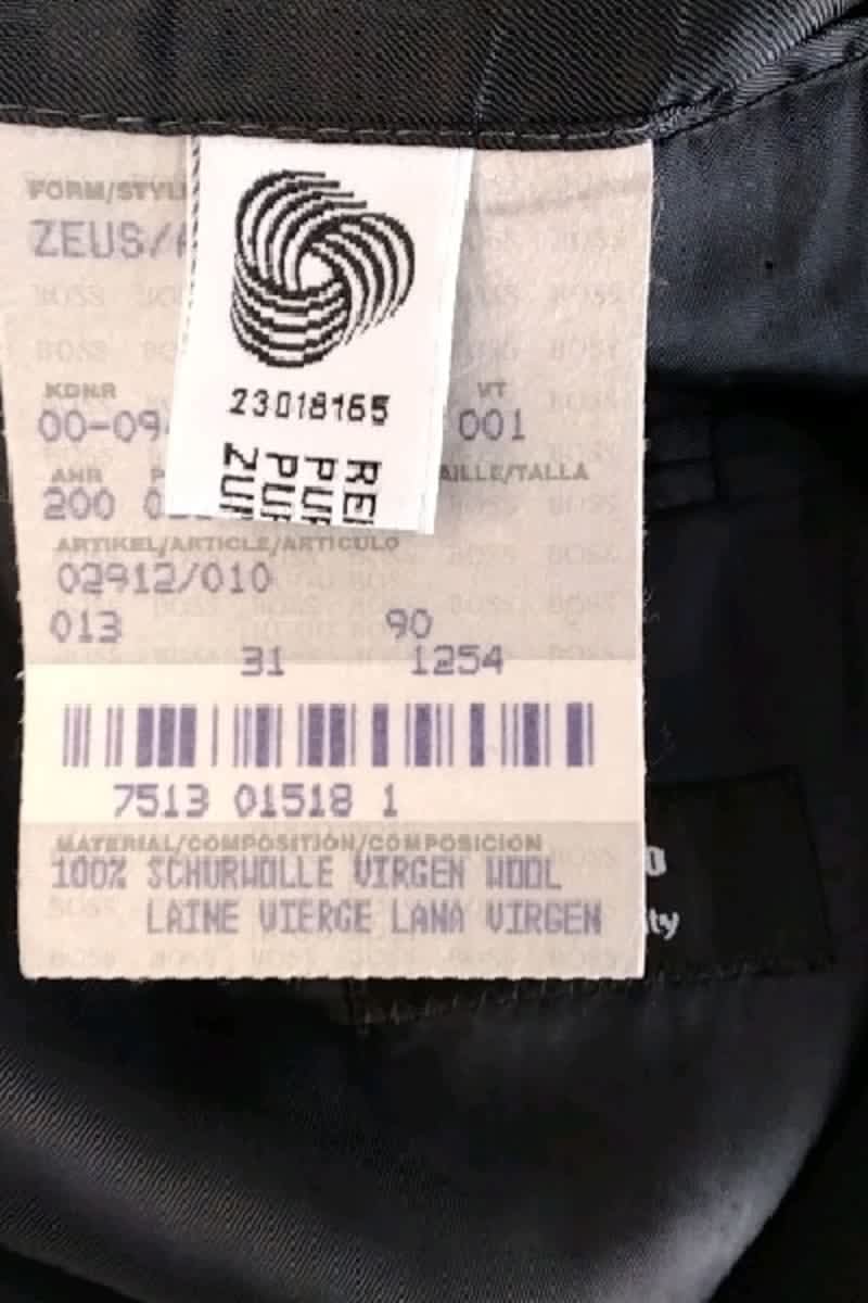 Veste Hugo Boss Noir en Laine