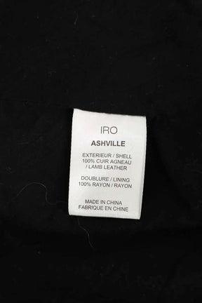 Veste Iro Ashville Kaki en Cuir