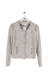 Veste Iro Blanc en Coton, taille M - Seconde Main