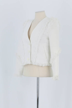 Veste Iro Blanc en Coton