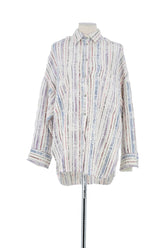 Veste Iro Blanc en Coton, taille XS - Seconde Main