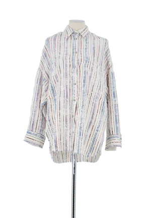 Veste Iro Blanc en Coton, taille XS - Seconde Main