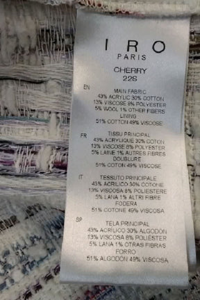 Veste Iro Blanc en Coton