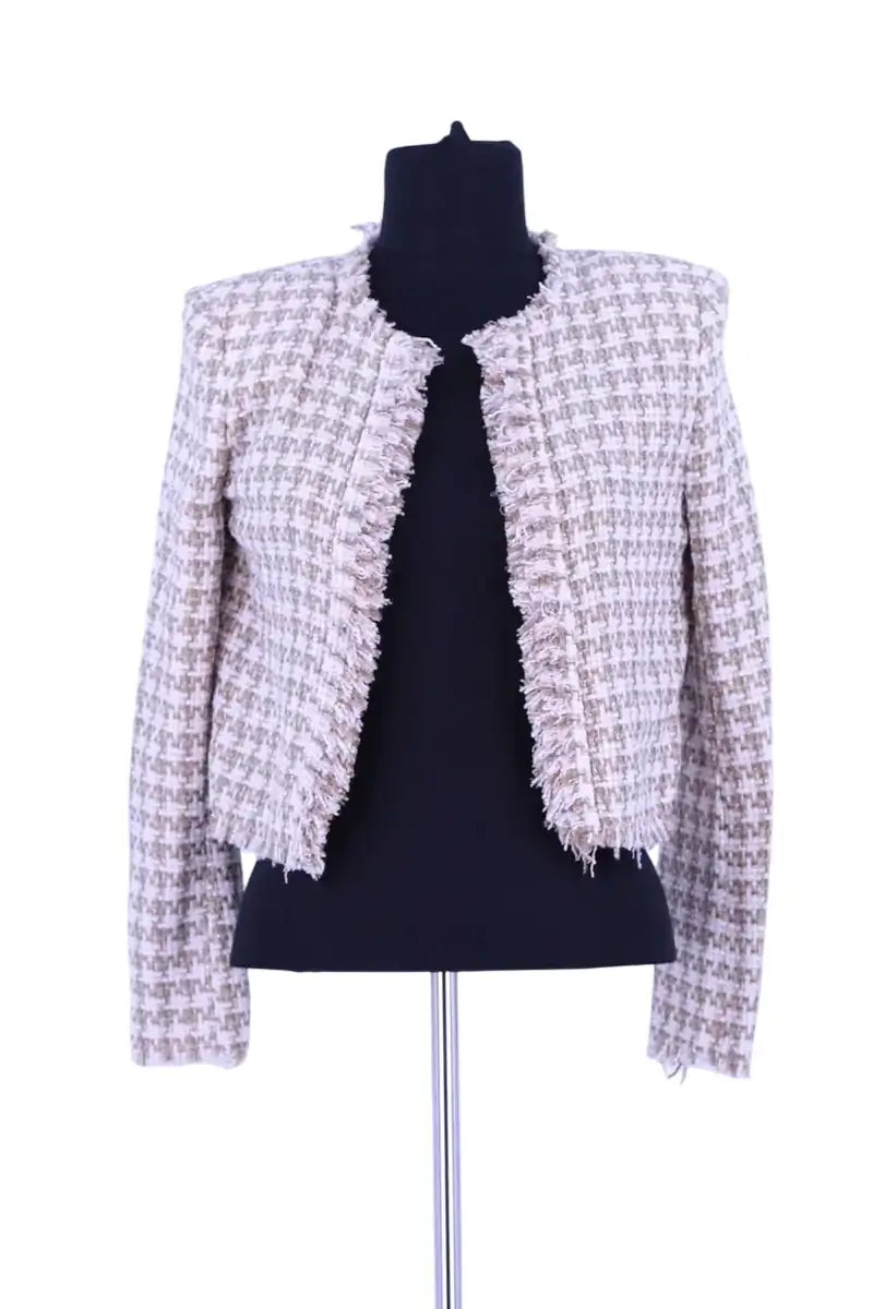 Veste Iro Blanc en Synthétique, taille XS - Seconde Main