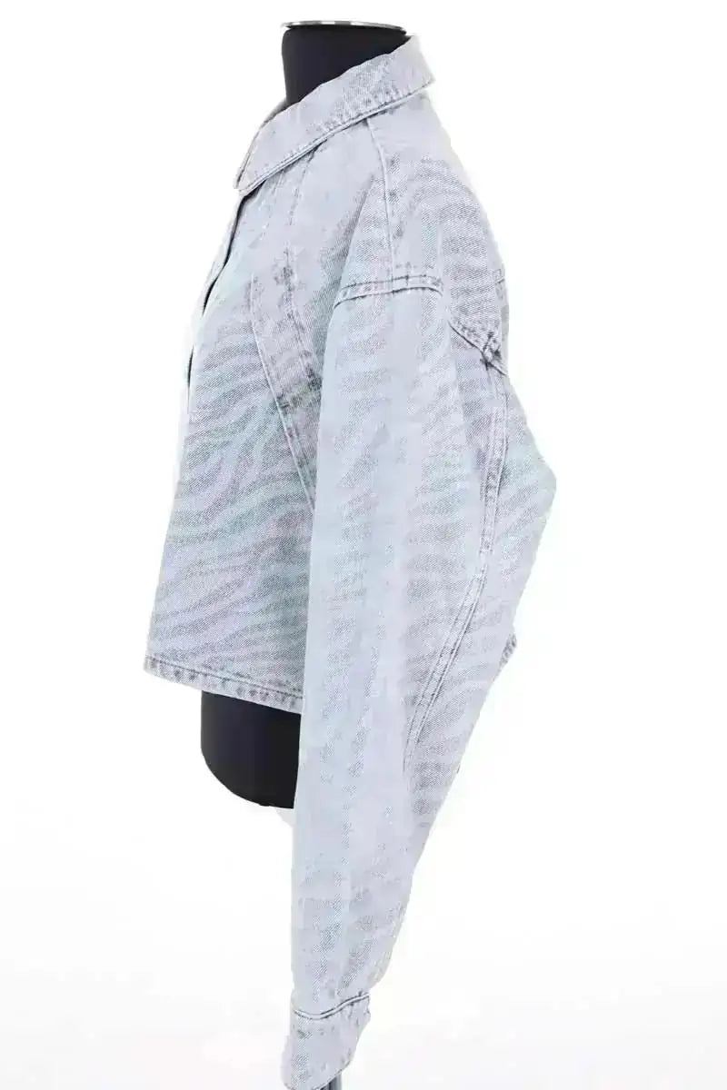 Veste Iro Bleu en Coton