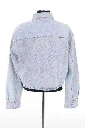 Veste Iro Bleu en Coton
