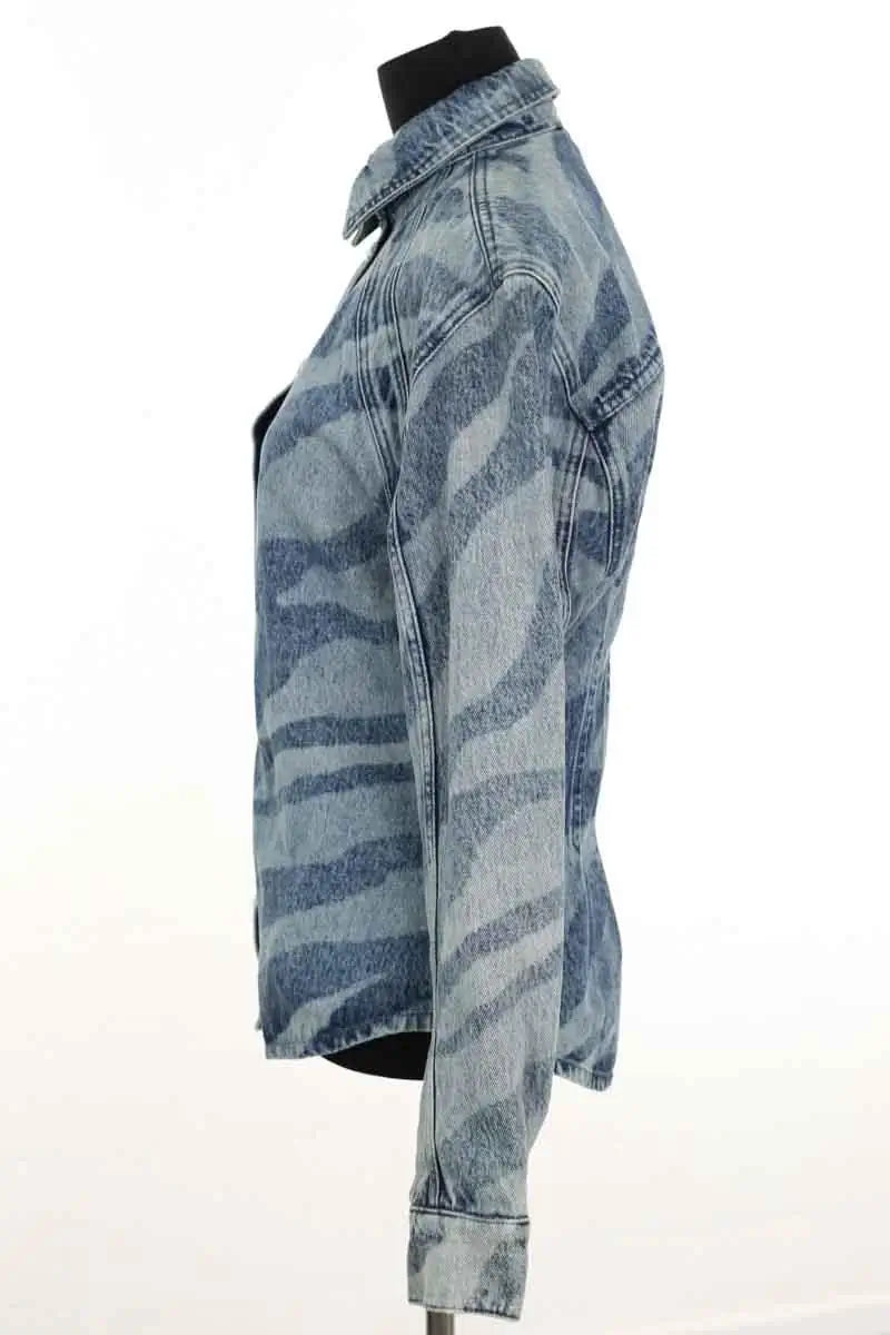 Veste Iro Bleu en Coton