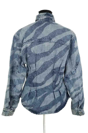 Veste Iro Bleu en Coton
