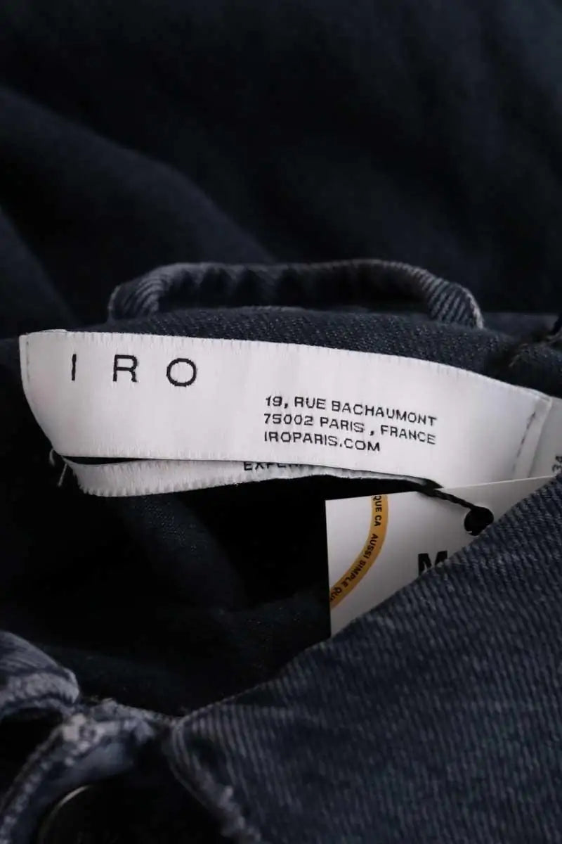 Veste Iro Bleu en Coton