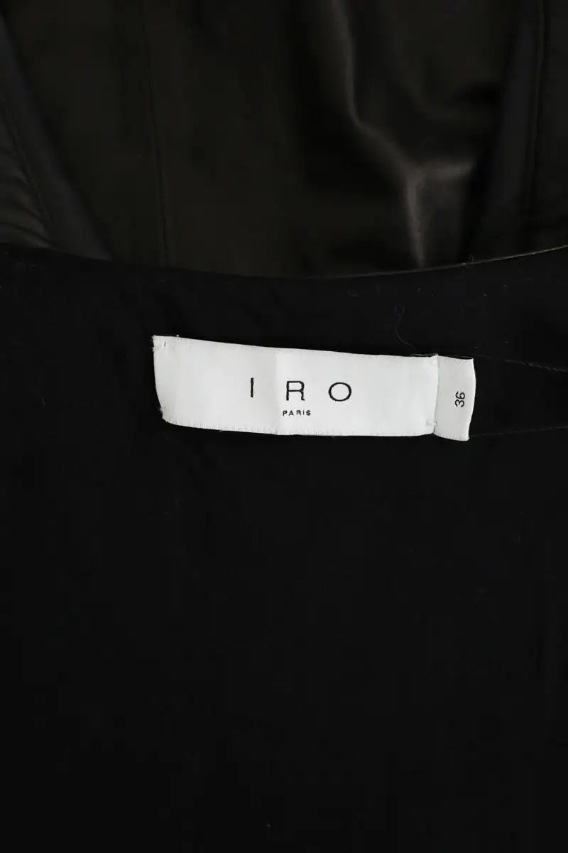 Veste Iro Cadi Noir en Cuir
