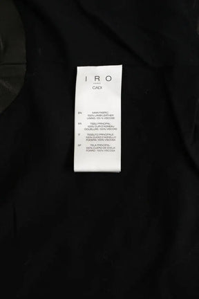 Veste Iro Cadi Noir en Cuir