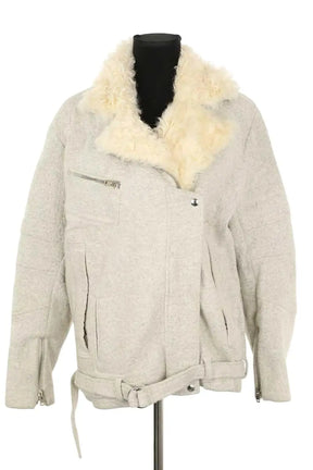 Veste Iro Dacha Gris en Coton, taille M - Seconde Main