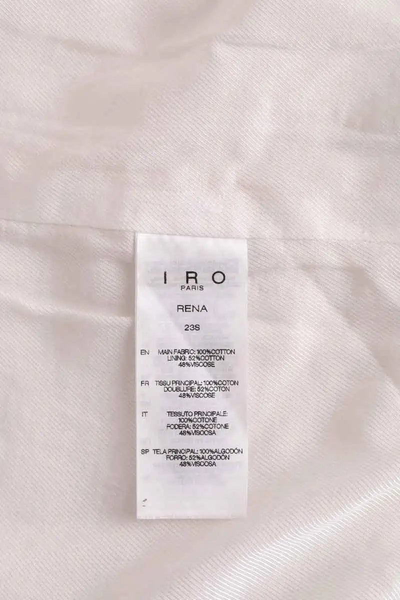 Veste Iro Ecru en Coton