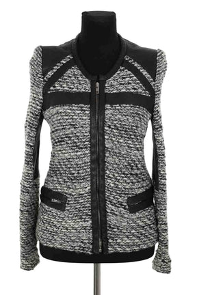 Veste Iro Izzy Noir en Synthétique, taille M - Seconde Main