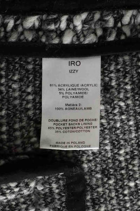 Veste Iro Izzy Noir en Synthétique