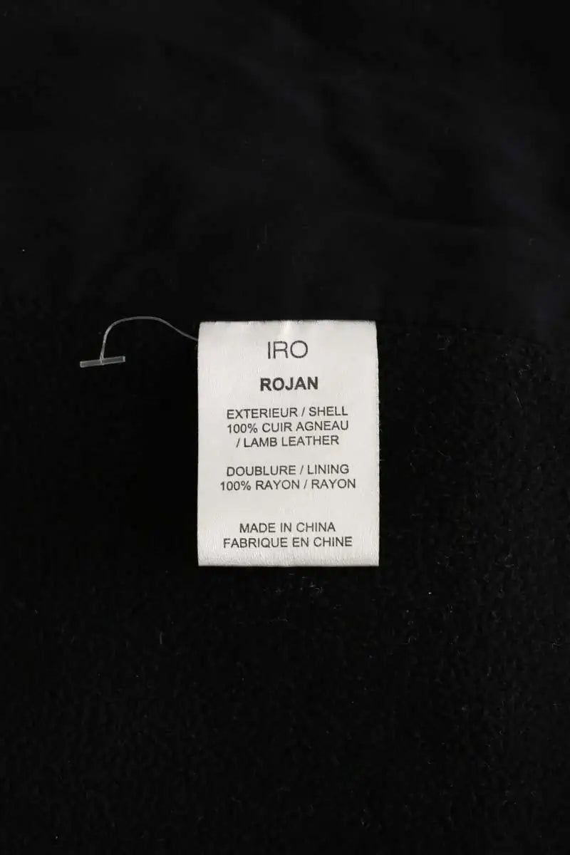 Veste Iro Marron en Cuir