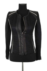 Veste Iro Noir en Cuir, taille S - Seconde Main