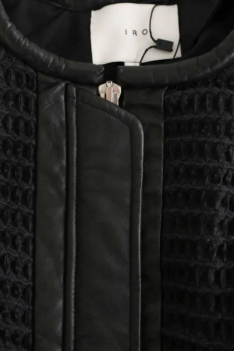 Veste Iro Noir en Cuir