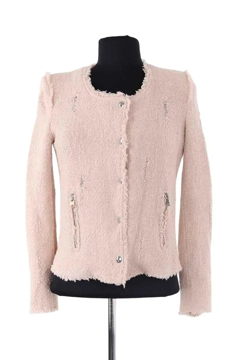 Veste Iro Rose en Coton, taille S - Seconde Main
