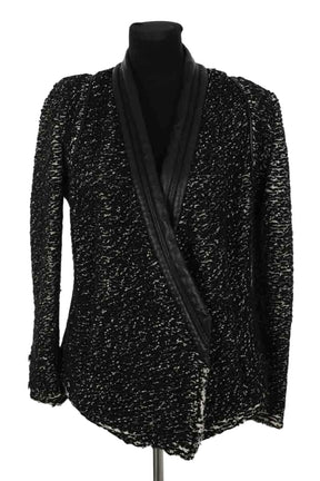 Veste Iro Welfare Noir en Coton, taille M - Seconde Main