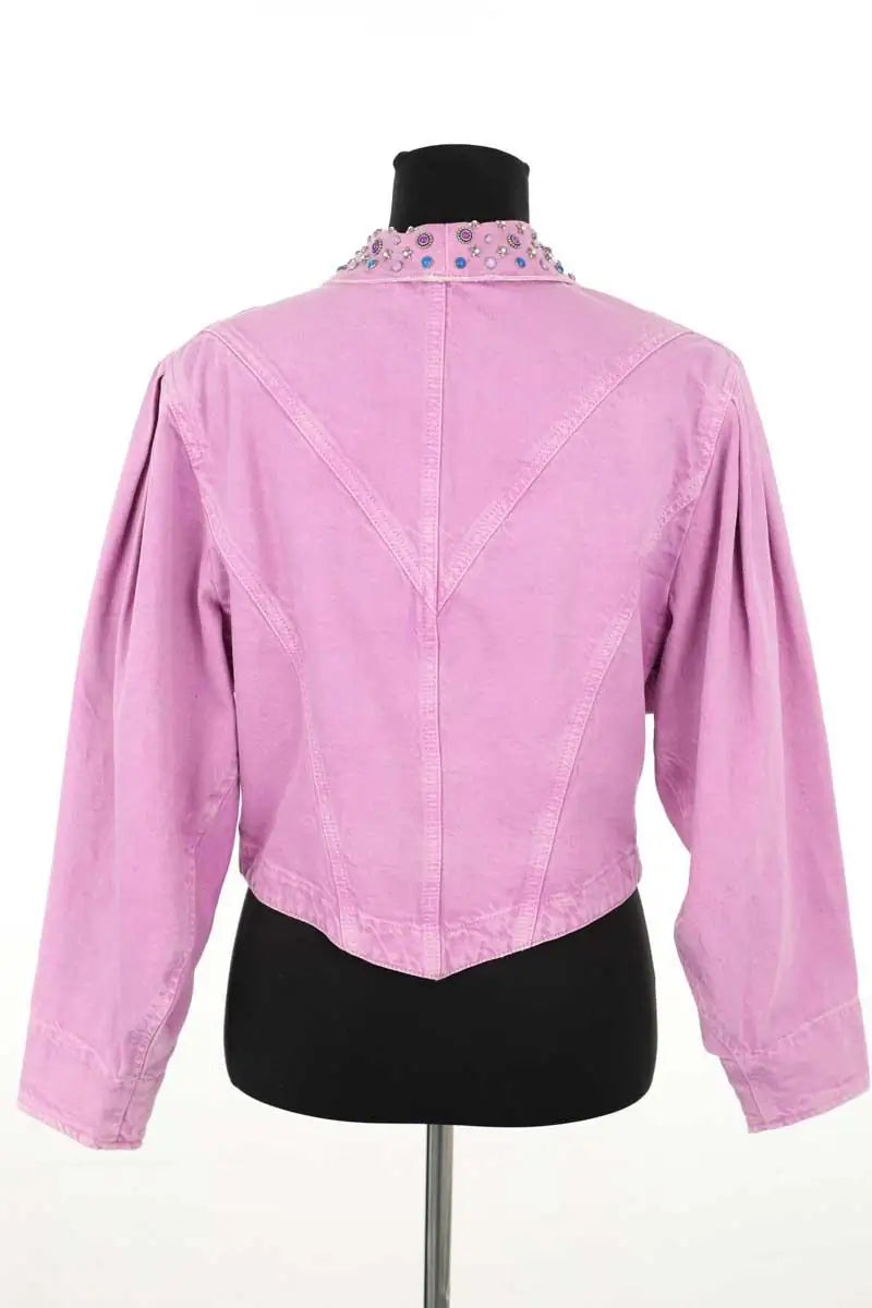 Veste Isabel Marant Diego Rose en Coton