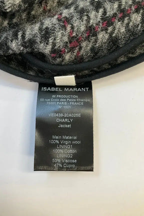 Veste Isabel Marant Étoile Anthracite en Laine