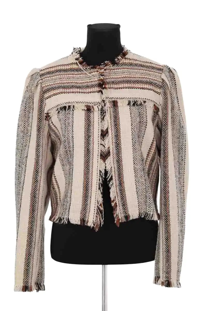Veste Isabel Marant Étoile Beige en Synthétique, taille S - Seconde Main