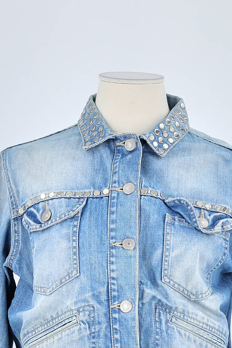 Veste Isabel Marant Étoile Bleu en Coton