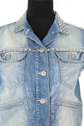 Veste Isabel Marant Étoile Helena Bleu en Coton