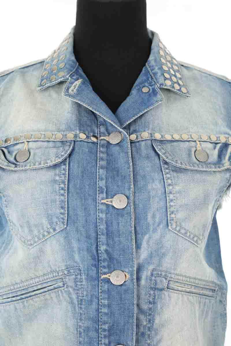 Veste Isabel Marant Étoile Helena Bleu en Coton