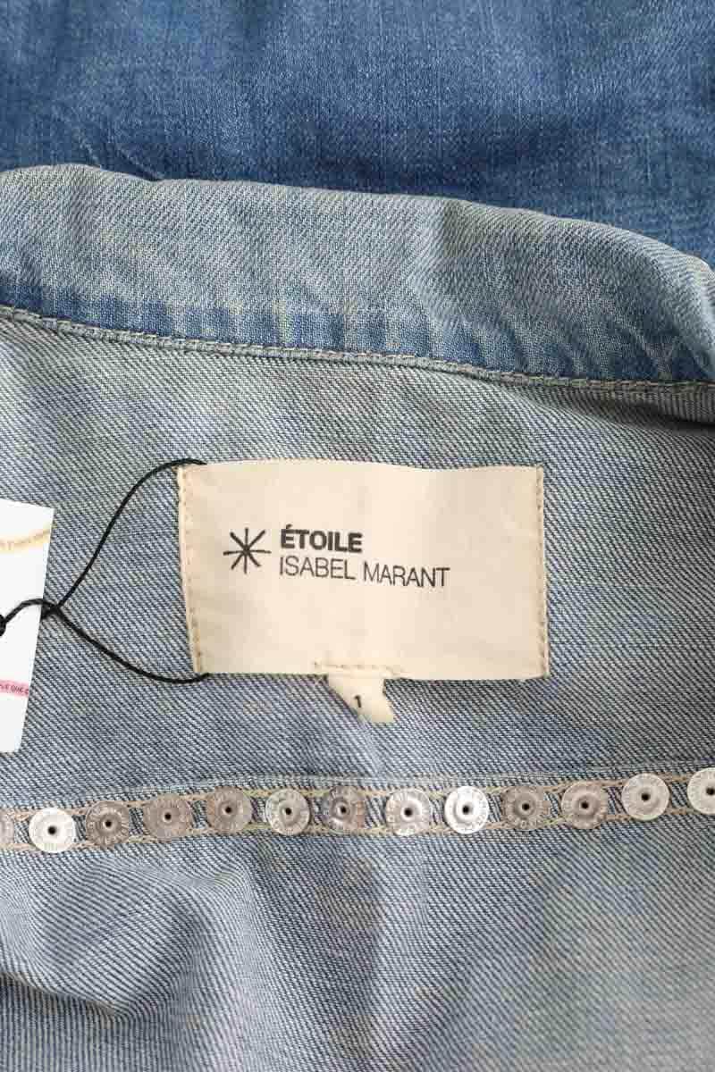 Veste Isabel Marant Étoile Helena Bleu en Coton