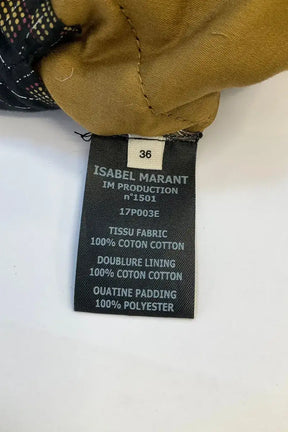 Veste Isabel Marant Étoile Noir en Coton