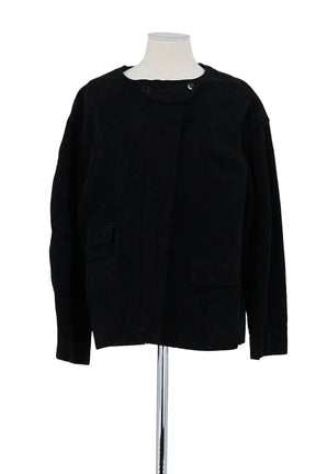 Veste Isabel Marant Étoile Noir en Daim, taille S - Seconde Main