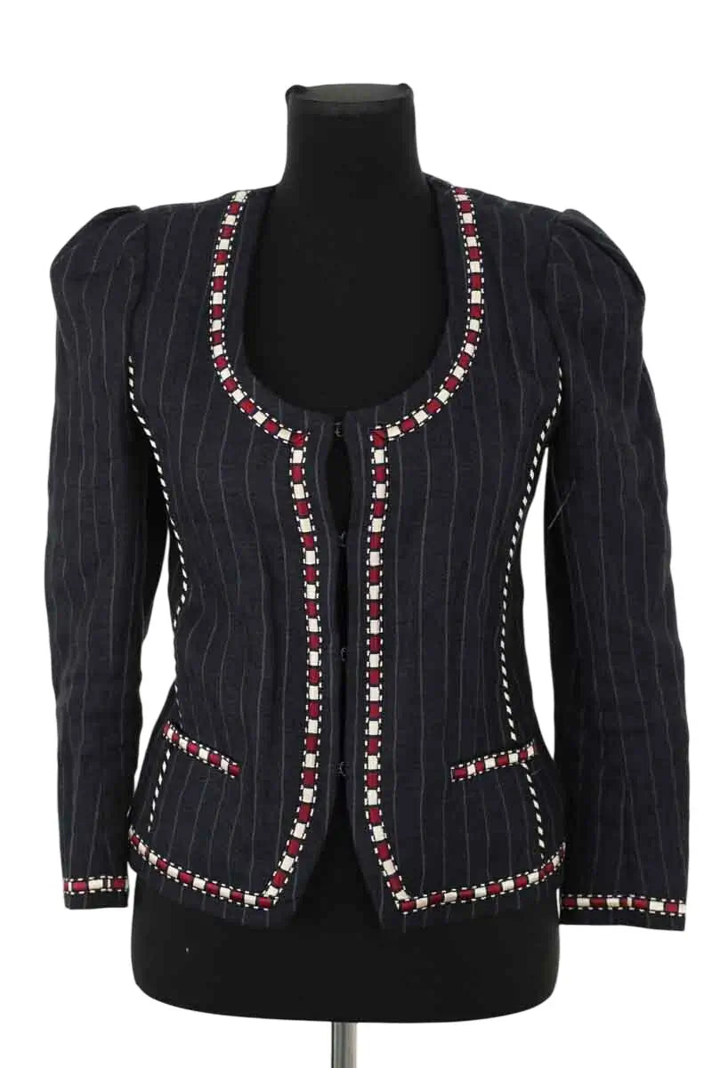 Veste Isabel Marant Étoile Noir en Lin, taille XS - Seconde Main