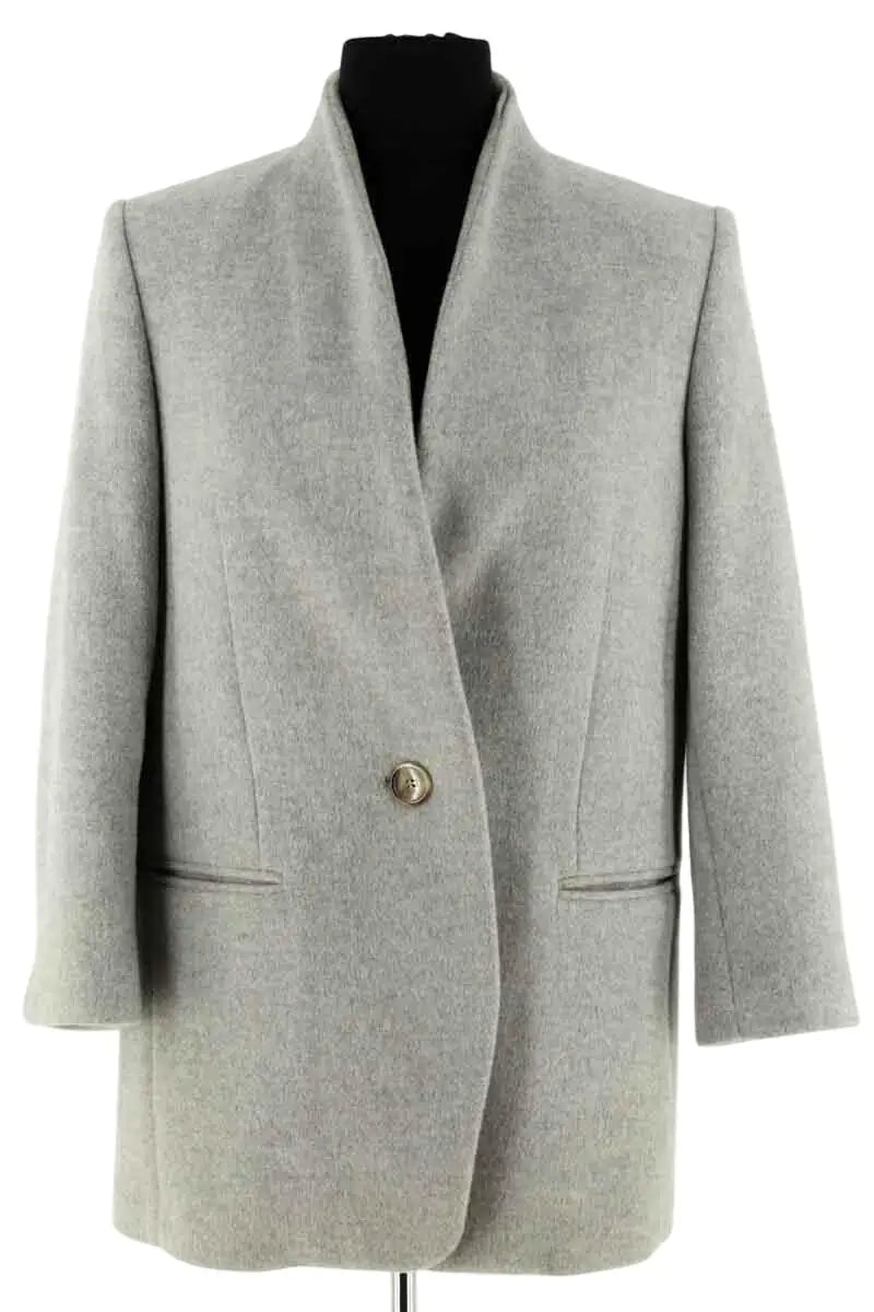 Veste Isabel Marant Gris en Laine, taille S - Seconde Main