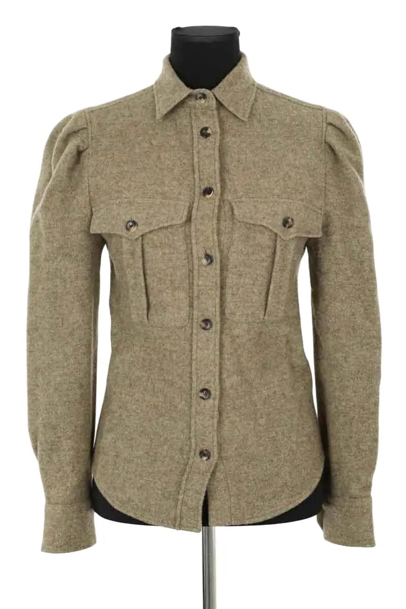 Veste Isabel Marant Gris en Laine, taille XS - Seconde Main