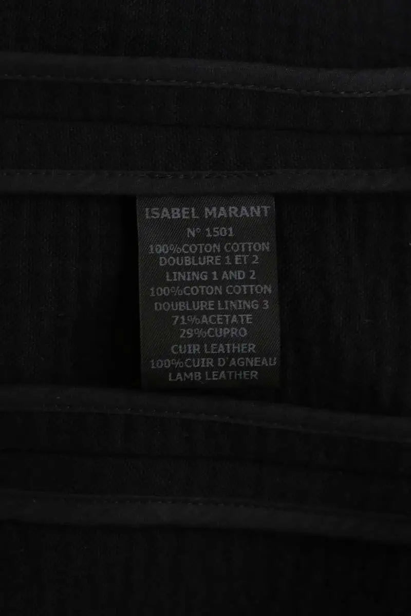 Veste Isabel Marant Noir en Coton