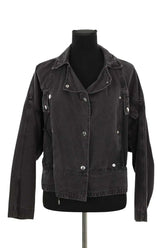 Veste Isabel Marant Thalia Noir en Coton, taille S - Seconde Main