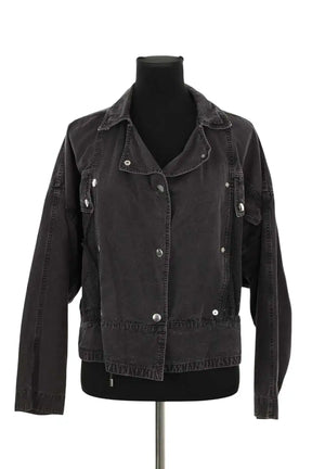 Veste Isabel Marant Thalia Noir en Coton, taille S - Seconde Main