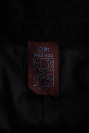 Veste John Galliano Noir en Synthétique