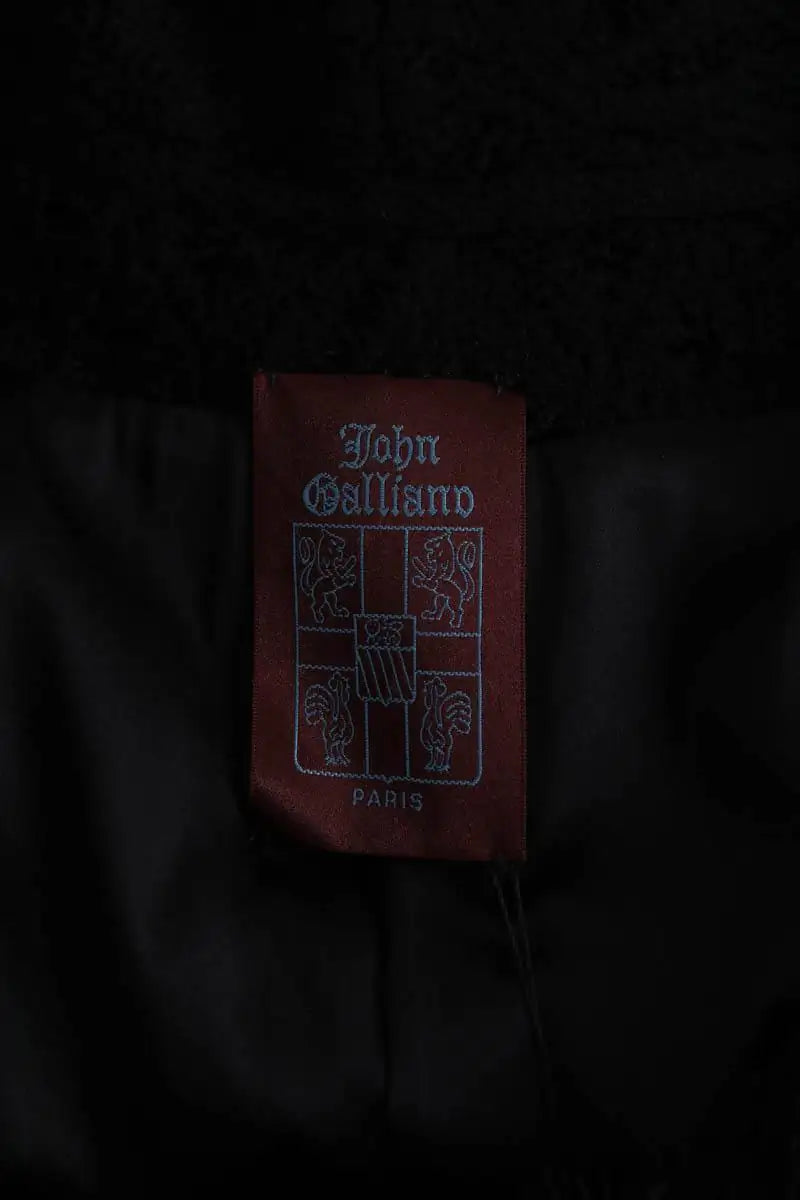 Veste John Galliano Noir en Synthétique