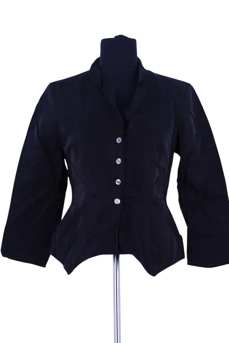 Veste Kenzo Noir en Lin, taille L - Seconde Main