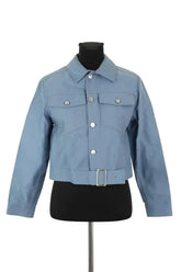 Veste Kitsuné Bleu en Coton, taille S - Seconde Main