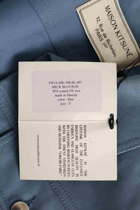 Veste Kitsuné Bleu en Coton