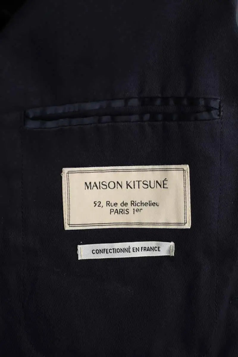Veste Kitsuné Marine en Coton