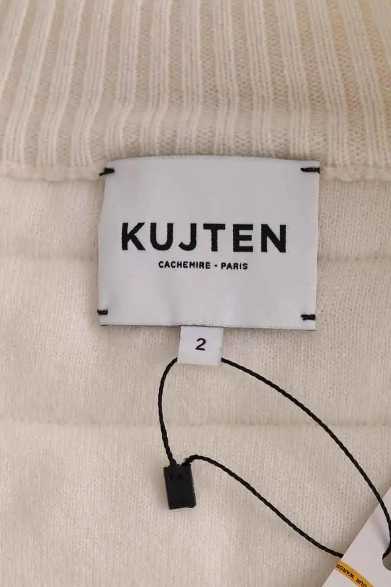 Veste Kujten Blanc en Cachemire