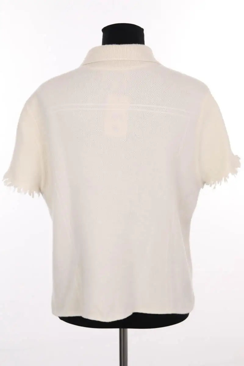 Veste Kujten Blanc en Cachemire